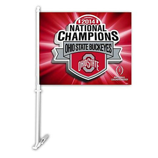 Diseño de autos con la bandera de Ohio State Buckeyes 2014 Champs Design