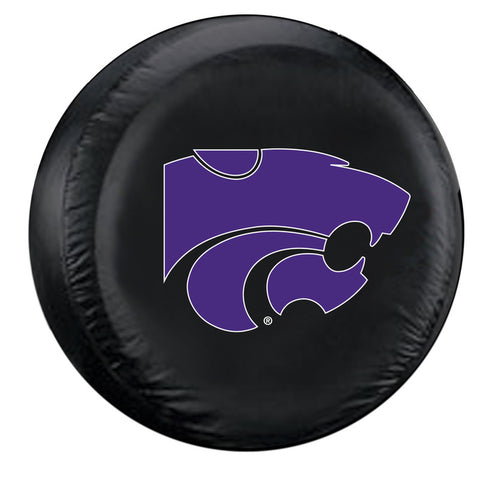 Kansas State Wildcats Tire Cover Large Size Black CO