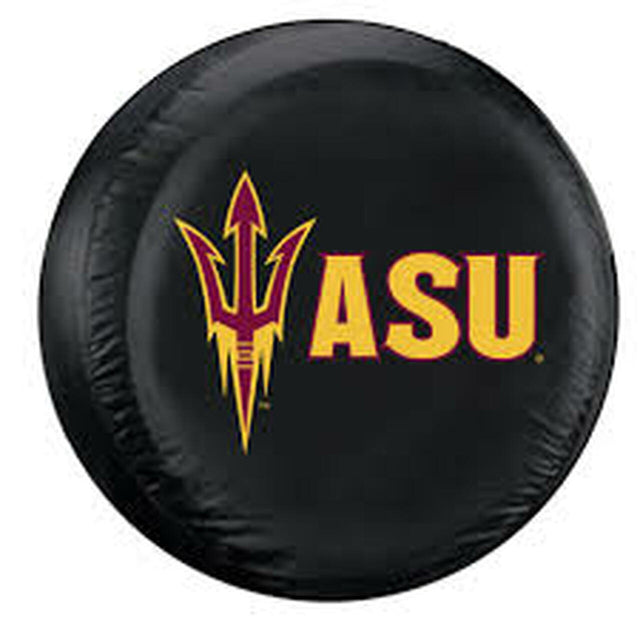 Cubierta de rueda de repuesto negra de Arizona State Sun Devils