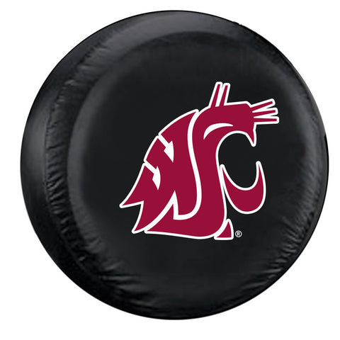 ~Washington State Cougars Tire Cover Standard Size Black CO~ backorder