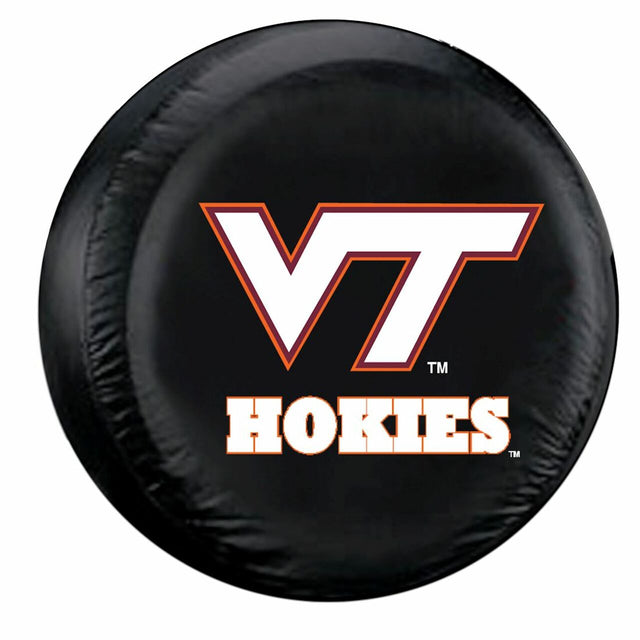 Funda para neumáticos de Virginia Tech Hokies, color negro (tamaño estándar)