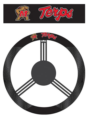 Maryland Terrapins Steering Wheel Cover Mesh Style CO