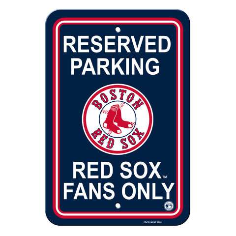 ~Boston Red Sox Sign 12x18 Plastic Reserved Parking Style CO~ backorder