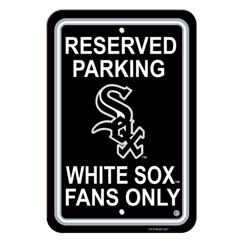 Chicago White Sox Sign 12x18 Plastic Reserved Parking Style CO