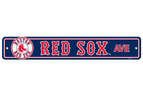 ~Boston Red Sox Sign 4x24 Plastic Street Style CO~ backorder