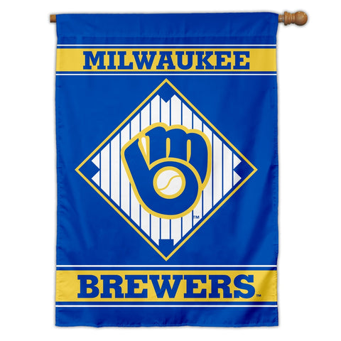 Milwaukee Brewers Flag 28x40 House 1-Sided CO