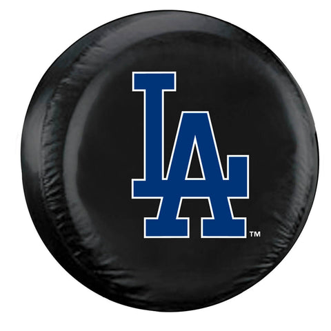 Los Angeles Dodgers Tire Cover Large Size Black CO