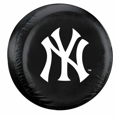 ~New York Yankees Tire Cover Standard Size Black Blemished CO~ backorder