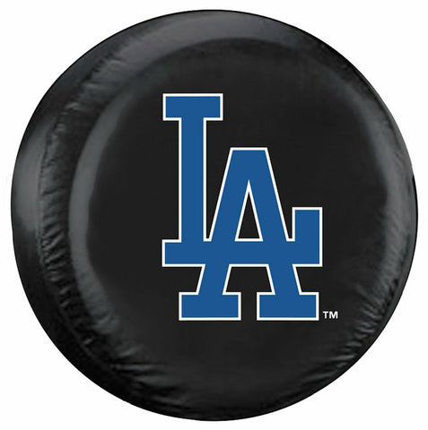 Los Angeles Dodgers Tire Cover Standard Size Black CO