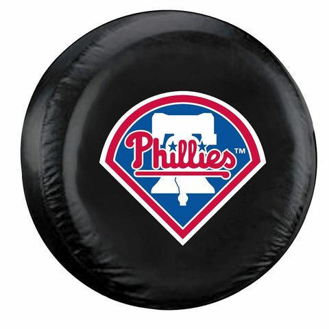 Philadelphia Phillies Black Tire Cover - Standard Size - Special Order