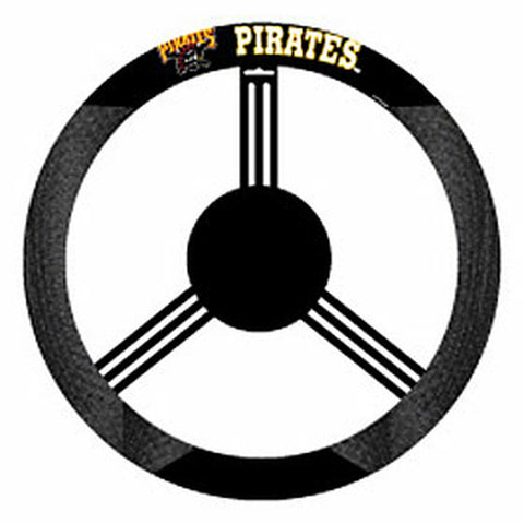 Pittsburgh Pirates Steering Wheel Cover Mesh Style CO