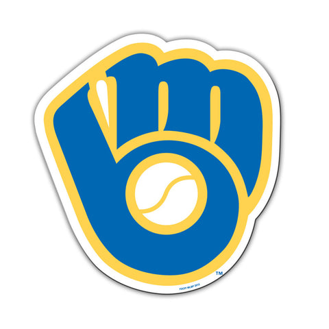 Milwaukee Brewers Magnet Car Style 12" Glove Design CO