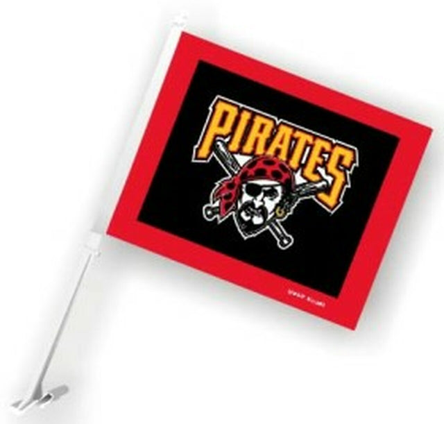 Bandera para auto de los Piratas de Pittsburgh