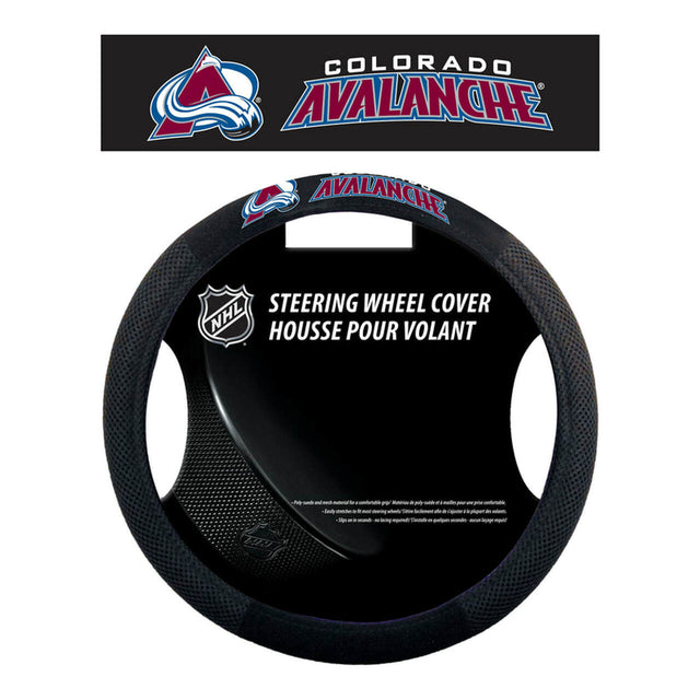 Funda para volante de Colorado Avalanche estilo malla CO