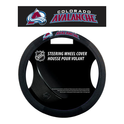 Colorado Avalanche Steering Wheel Cover Mesh Style CO