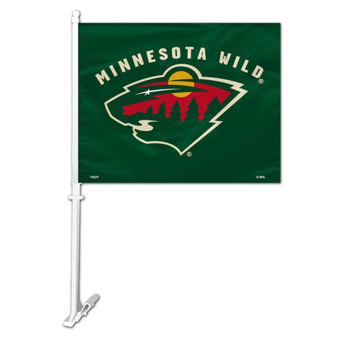 Minnesota Wild Flag Car Style - Special Order