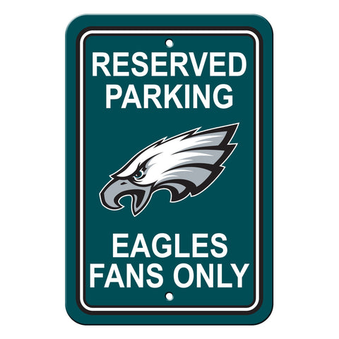 Philadelphia Eagles Sign 12x18 Plastic Reserved Parking Style CO