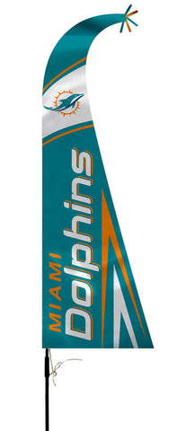Miami Dolphins Flag Premium Feather Style CO