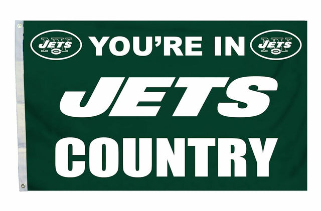 Bandera de los New York Jets de 3 x 5 pulgadas