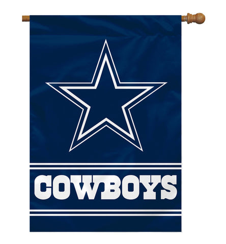 Dallas Cowboys Banner 28x40 House Flag Style 2 Sided CO