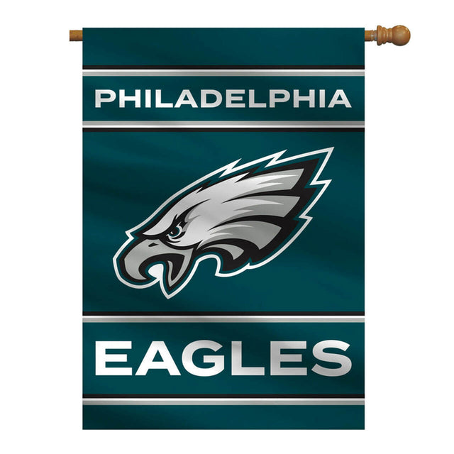 Bandera de los Philadelphia Eagles de 28 x 40 pulgadas, estilo bandera de casa, 2 lados, CO