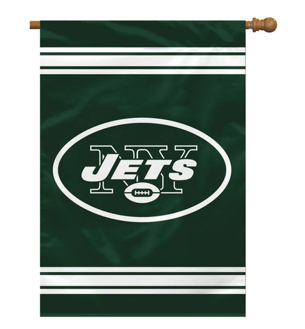 ~New York Jets Banner 28x40 House Flag Style 2 Sided Special Order~ backorder