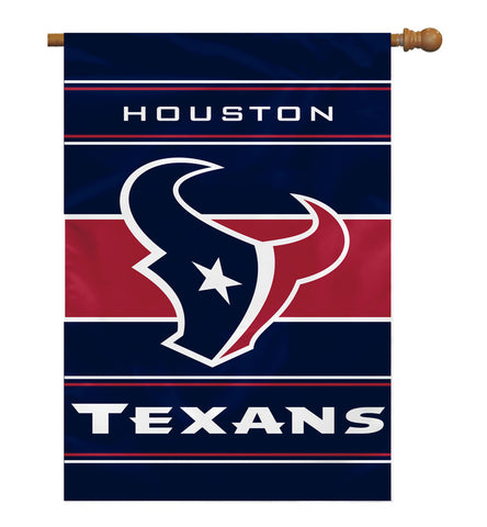 ~Houston Texans Banner 28x40 House Flag Style 2 Sided Special Order~ backorder