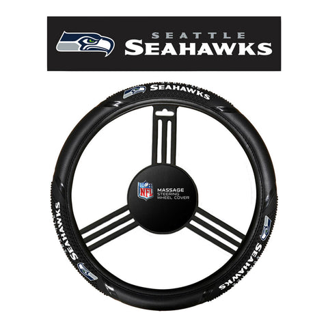 Seattle Seahawks Steering Wheel Cover Massage Grip Style CO
