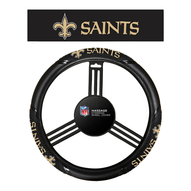 Funda para volante de los New Orleans Saints con agarre de masaje, estilo CO