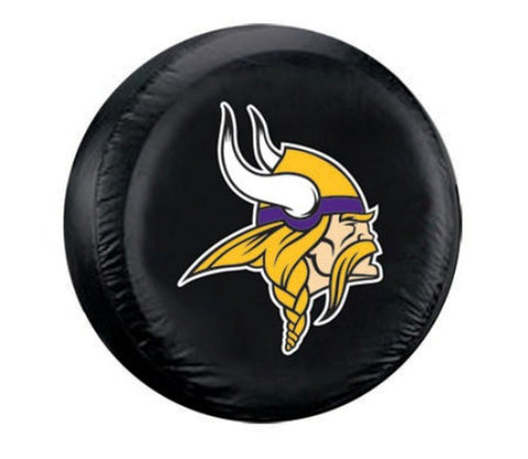 Minnesota Vikings Tire Cover Large Size Black CO