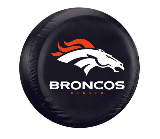 Funda para neumáticos de los Denver Broncos, tamaño estándar, color negro