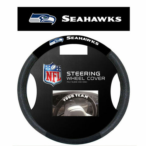 Seattle Seahawks Steering Wheel Cover Mesh Style CO