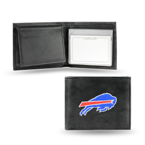 Buffalo Bills Embroidered Leather Billfold