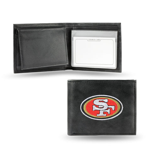 ~San Francisco 49ers Embroidered Leather Billfold - Special Order~ backorder