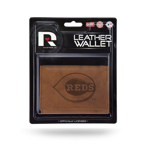 ~Cincinnati Reds Leather Embossed Trifold Wallet~ backorder