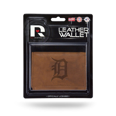 Detroit Tigers Leather Embossed Trifold Wallet