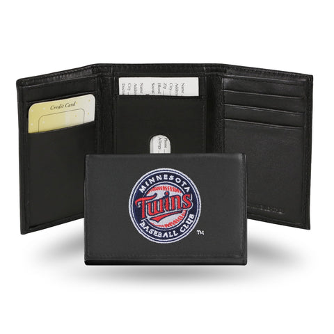 ~Minnesota Twins Wallet Trifold Leather Embroidered~ backorder