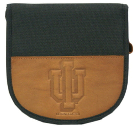 Indiana Hoosiers CD Case Leather/Nylon Embossed CO