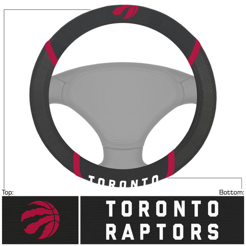 ~Toronto Raptors Steering Wheel Cover Mesh/Stitched Special Order~ backorder