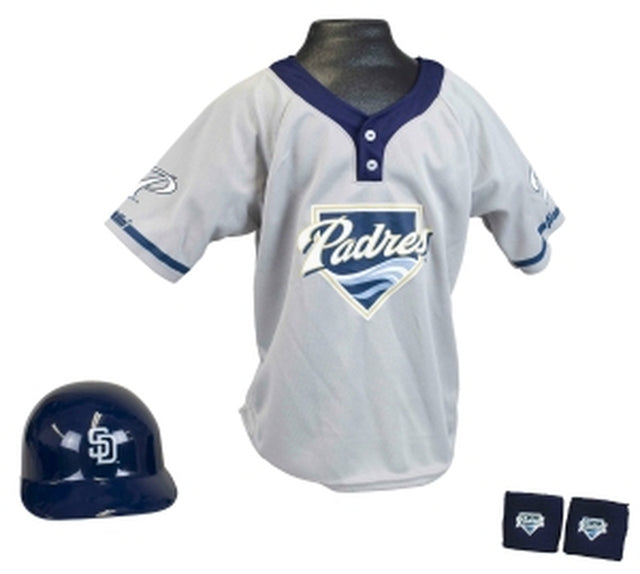 Conjunto de camiseta y casco de béisbol de los Padres de San Diego