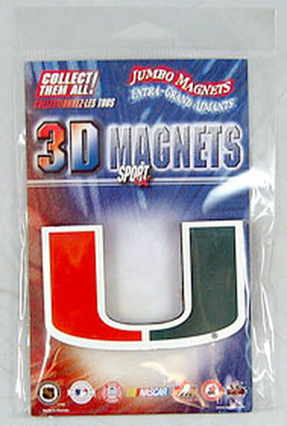 Miami Hurricanes Magnet Jumbo 3D CO