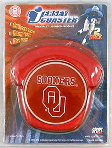 Oklahoma Sooners Coaster Set Jersey Style CO