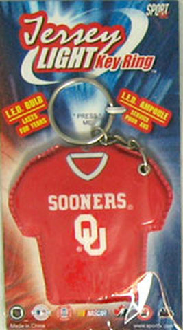 Oklahoma Sooners Keychain Jersey Keylight CO