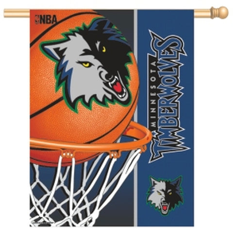 ~Minnesota Timberwolves Banner 28x40 Vertical - Special Order~ backorder