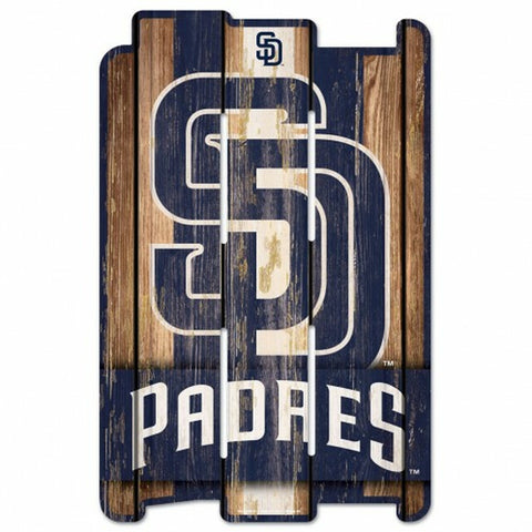 ~San Diego Padres Sign 11x17 Wood Fence Style - Special Order~ backorder