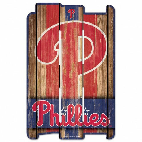 ~Philadelphia Phillies Sign 11x17 Wood Fence Style~ backorder