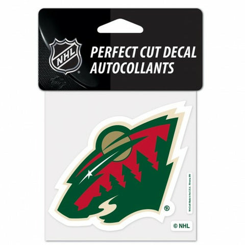 ~Minnesota Wild Decal 4x4 Perfect Cut Color - Special Order~ backorder