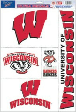 ~Wisconsin Badgers Decal 11x17 Ultra~ backorder