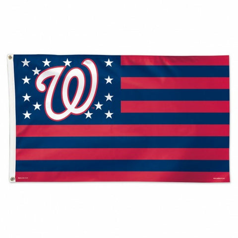 ~Washington Nationals Flag 3x5 Deluxe Style Stars and Stripes Design - Special Order~ backorder