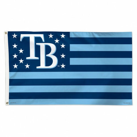 ~Tampa Bay Rays Flag 3x5 Deluxe Style Stars and Stripes Design - Special Order~ backorder